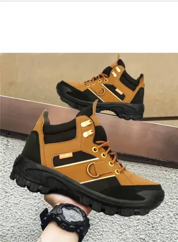 WTRIZAK Boots for men  (IND-6, Brown)