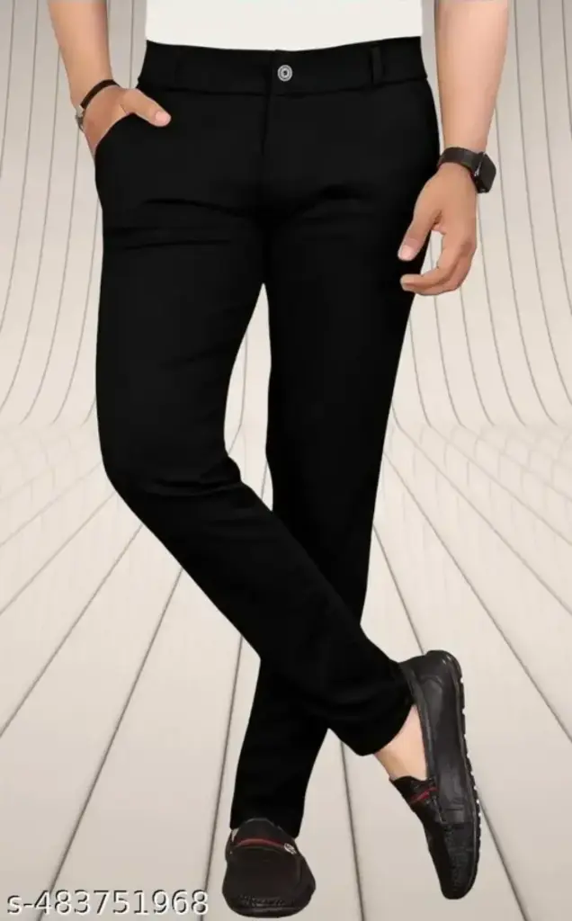 ARMAN FASHION Men Lycra Blend  (28, Black)