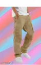 ikigai Men's Solid Cargo Pants