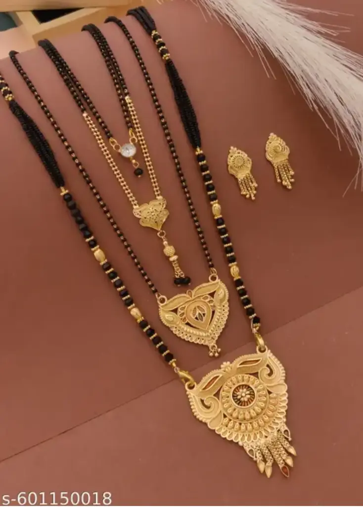 newly designed mangalsutra combo set