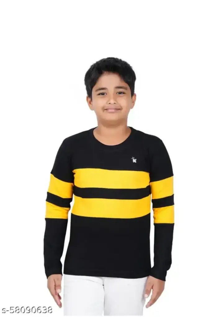 Kiddeo Boys Fullsisleeve Colorblock T Shirt