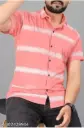 STI Men's Horizontal Stripes Regular  Shirts